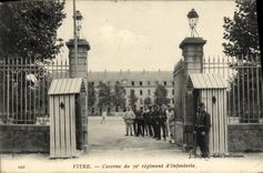 CPA Vitre Caserne du Regiment d Infanterie Militaria