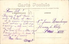 Opinion del cristal de la POSTAL de la VENDIMIA del castillo y del L hospital tomado de los ninos negros de los Hillocks