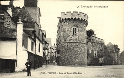 Bobinas y vuelta D de Vitre de la POSTAL de la VENDIMIA en parte inferior