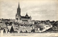 CPA Vitre L Eglise Saint Martin