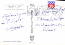 CPM Saint Malo Dominant la Grande Plage du Sillon