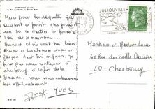 MODERN CARD Holy Malo the Port of the yachts the large door