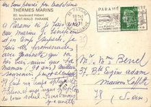 MODERN CARD Holy Malo Parame Marine Thermal baths Hebert Boulevard