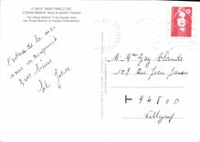 CPM Saint Malo L Etoile Molene Dans le Bassin Vauban Bateau Voilier