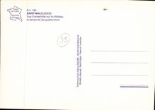 MODERN CARD Holy Malo Seen D together On the Castle the Keep and Four Tours