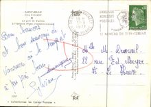 CPM Saint Malo Cite Corsaire Le Port de Yachts a l arrivee d une course croisiere