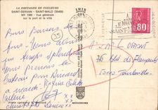 CPM Saint Malo Vue Generale Sur le Port et la Ville