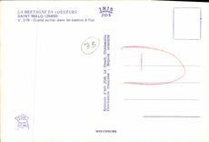 CPM Saint Malo Grand Voilier dans les Bassins a Flot