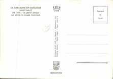 MODERN CARD Holy Malo the Large Keep which shelters the municipal museum