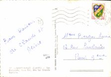 MODERN CARD Saint Malo the Walls Face Is Known as the Large battery