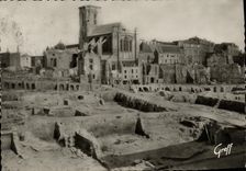 CPM Saint Malo Grande Rue Pareon et la Cathedrale Militaria
