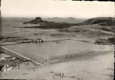 MODERN CARD Holy Malo the Swimming pool of the Beach of Bonsecours