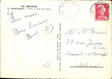 CPM Saint Malo Porte et Rue de Dinan