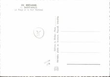 CPM Saint Malo La Plage et le Fort National