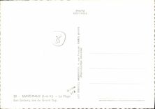 CPM Saint Malo La Plage Bon Secours Vue Du Grand Bey