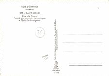 MODERN CARD St Malo Street of Dinan Ravelled of the Folk Group Quic in Groigne Dogs