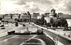 MODERN CARD St Malo ISCED Corsair the castle and new constructions