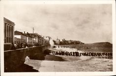 CPA St Malo Le Sillon Par Gros Temps