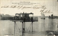 CPA St Malo Le Pont Roulant a Maree Haute 
