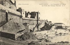 CPA Saint Malo Les Remparts La Porte des Champs Vauvers