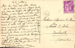 VINTAGE POSTCARD Saint Malo Etude of rocks Dimensions castle