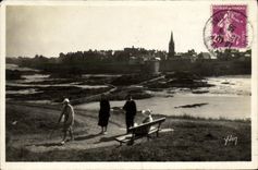 MODERN CARD St Malo Seen from of the strong national