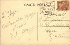 VINTAGE POSTCARD St Malo Train station Of the Trams the Casino and the Basin Boat