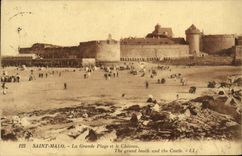 CPA St Malo La Grande Plage et La Chateau