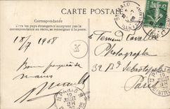 VINTAGE POSTCARD St Malo the Strong National and beach of the castle