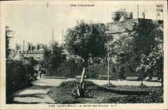 VINTAGE POSTCARD Holy Malo the Garden of the Ditches