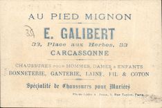 Chromo Saint Malo Galibert Au pied mignon Place aux Herbes Carcassonne 