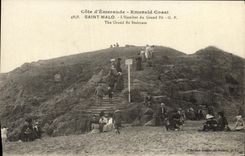 CPA Saint Malo L Escalier du Grand Be