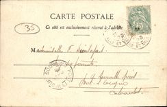 VINTAGE POSTCARD St Malo Quays and Customs