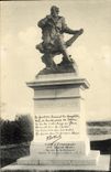 VINTAGE POSTCARD St Malo Public garden of Netherlands the Statue of Jacques Cartier Botrel