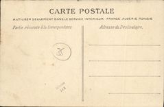 VINTAGE POSTCARD St Malo Overhead travelling crane has Low tide