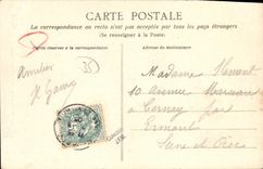 VINTAGE POSTCARD Holy Malo the street Holy Vincent