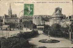 CPA Saint Malo Vue Sur L Avant Port