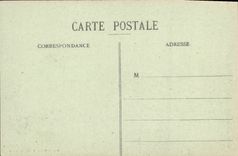 VINTAGE POSTCARD Saint Malo the beach has low tide and the Quic tower in Grogne