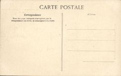 POSTAL Malo santo L Church De Rocabey y mercado de la VENDIMIA con las patatas