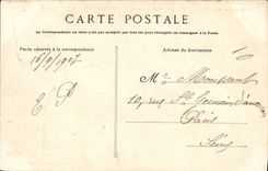 CPA Saint Malo Le Mole Des Noires a La Tempete du 25 aout 1903