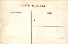 VINTAGE POSTCARD Saint Malo Places Stock Exchange the Statue of Surcouf and the overhead travelling crane At far St Servan