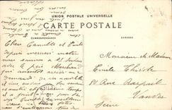 VINTAGE POSTCARD Saint Malo the Beach has Low Mare the strong National