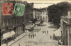 CPA Saint Malo La place Chateaubriand 