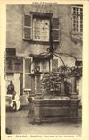 VINTAGE POSTCARD St Malo Hotel God Well In the Interior Court