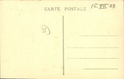 VINTAGE POSTCARD St Malo Hotel God Well In the Interior Court