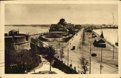 VINTAGE POSTCARD St Malo the casino seen of the castle