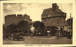 VINTAGE POSTCARD St Malo Carries the Castle
