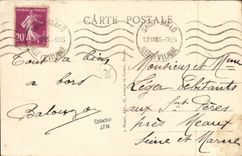 VINTAGE POSTCARD St Malo Seen Panoramque of the Beach of the Furrow