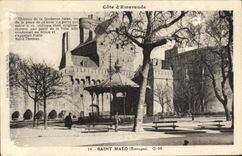 VINTAGE POSTCARD Holy Malo Castle of the duchess Anne