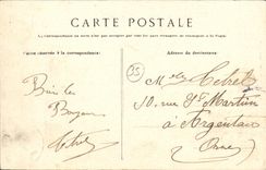 VINTAGE POSTCARD Holy Malo Walls and Bidouane turn